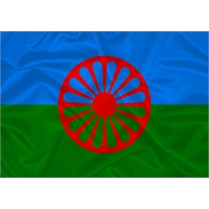 Bandeira Cigana - Tamanho: 2.47 x 3.52m